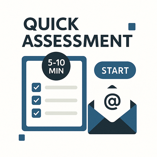 Complete a fast AI readiness assessment for your business Quick AI readiness assessment illustration